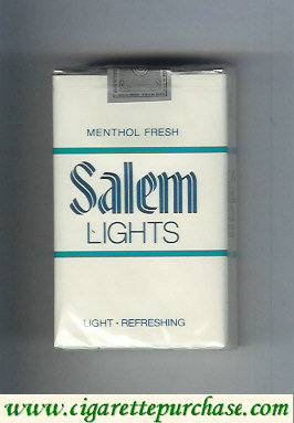 Salem Lights Menthol Fresh cigarettes soft box